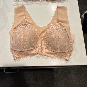 3 new bras, purchased online,black,pink, nude, size m, (36b)